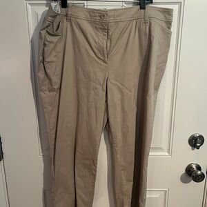 Talbots Perfect Crop Pants Curvy